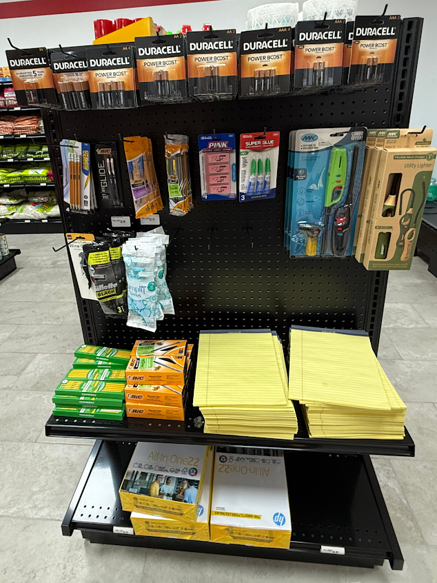 Stationery & Batteries